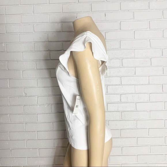 Free People Women's Fleur Ruffled Tank In White - Size Large - Picture 6 of 14